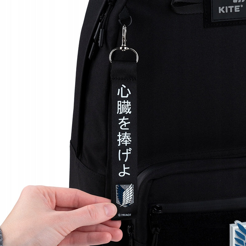 Akcesoria Attack on Titan Kite – naszywka na rzep i brelok 3D dla dzieci - Image 4