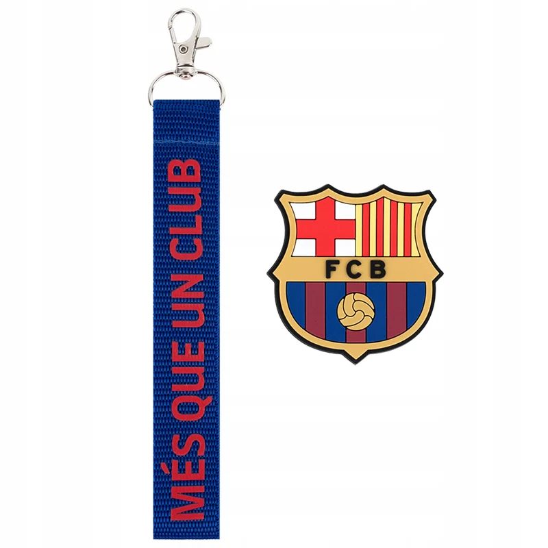 Akcesoria FC Barcelona Kite – naszywka na rzep i brelok 3D dla chłopców