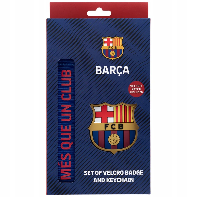 Akcesoria FC Barcelona Kite – naszywka na rzep i brelok 3D dla chłopców - Image 6