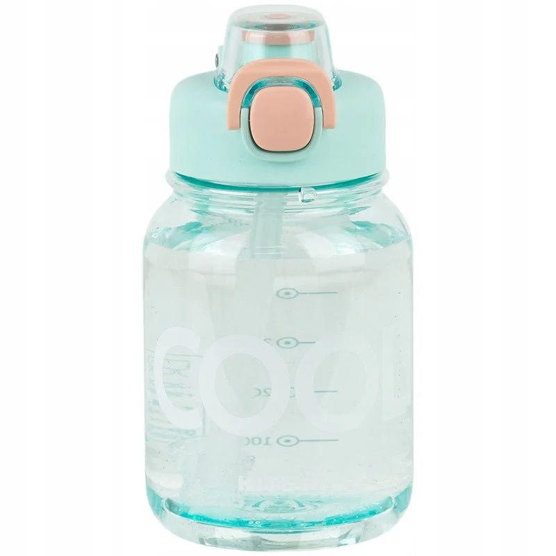 Bidon na wodę ze słomką 700 ml bpa free zielony Kite