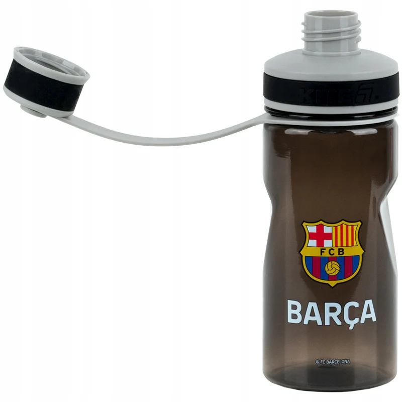 Butelka na wodę dla chłopców FC Barcelona tritanowa z sitkiem czarna - Image 6
