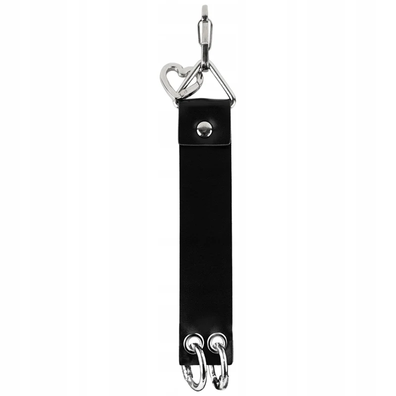 Brelok tekstylny Kite street style długa zawieszka 3D z karabińczykiem czarna - Image 5
