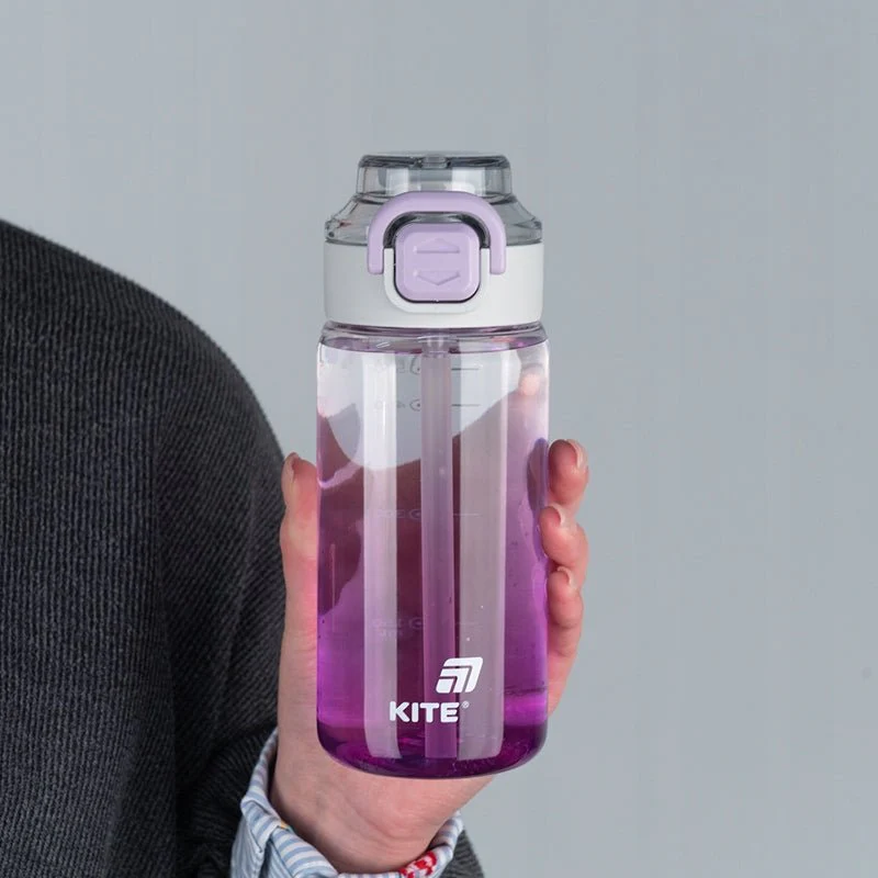 Butelka na wodę do szkoły na siłownię 600 ml fioletowy Kite - Image 3