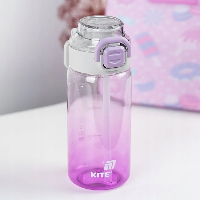Butelka na wodę do szkoły na siłownię 600 ml fioletowy Kite - Image 4