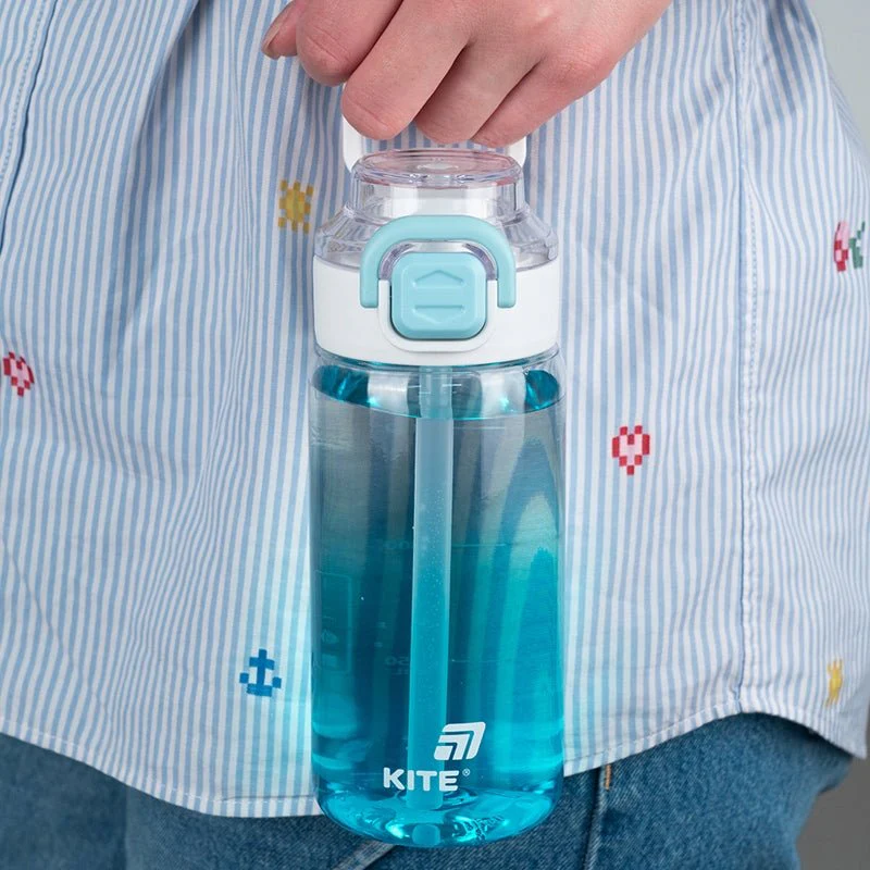 Butelka na wodę do szkoły na siłownię 600ml turkus Kite - Image 3