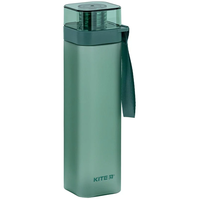 Butelka na wodę, kwadratowa 700 ml, zielony - Image 3