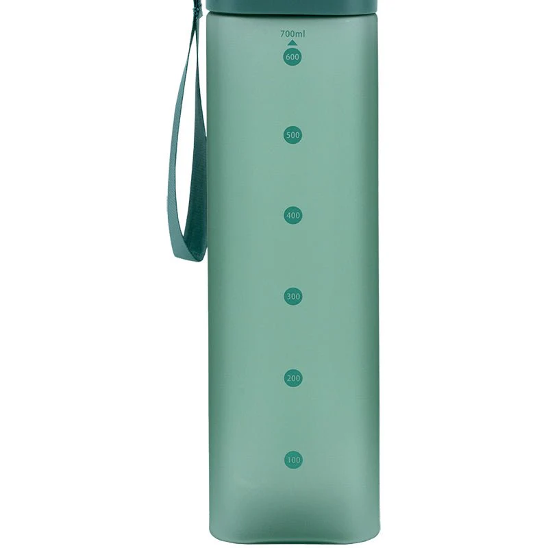 Butelka na wodę, kwadratowa 700 ml, zielony - Image 4