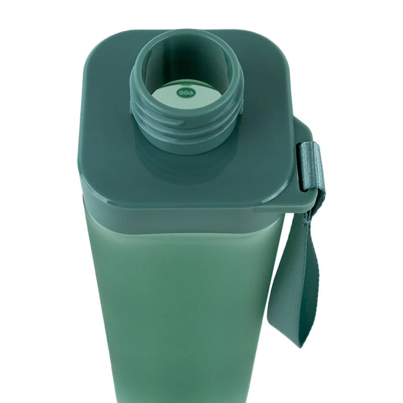 Butelka na wodę, kwadratowa 700 ml, zielony - Image 7