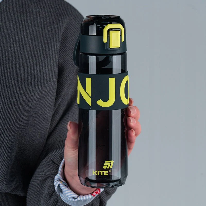 Butelka na wodę bidon do szkoły na siłownię 680ml z sitkiem szary Kite - Image 2