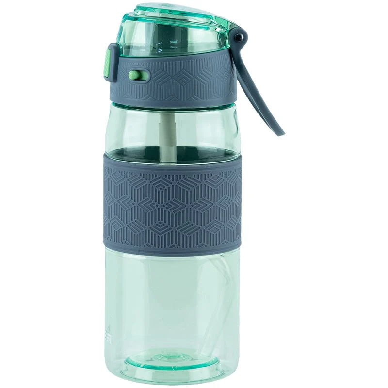 Butelka na wodę z ustnikiem 600 ml zielona - Image 4