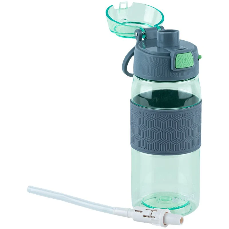 Butelka na wodę z ustnikiem 600 ml zielona - Image 7