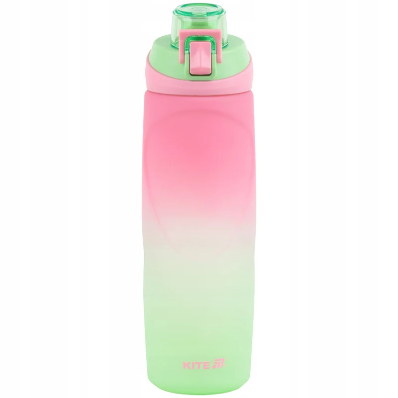 Butelka na wodę Kite tritanowa 760 ml ombre sportowa różowa