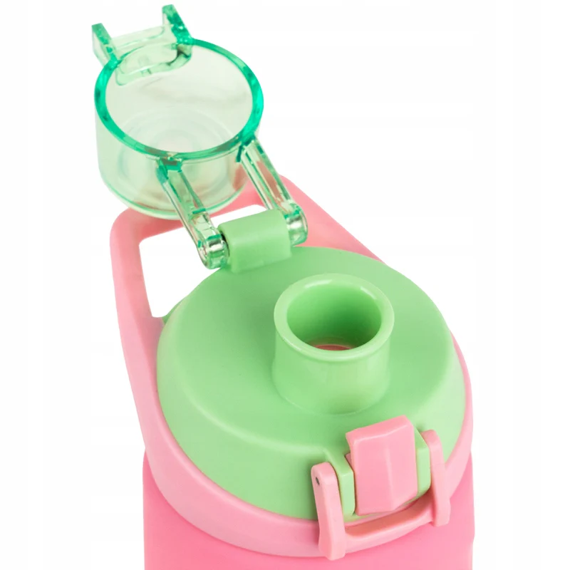 Butelka na wodę Kite tritanowa 760 ml ombre sportowa różowa - Image 3