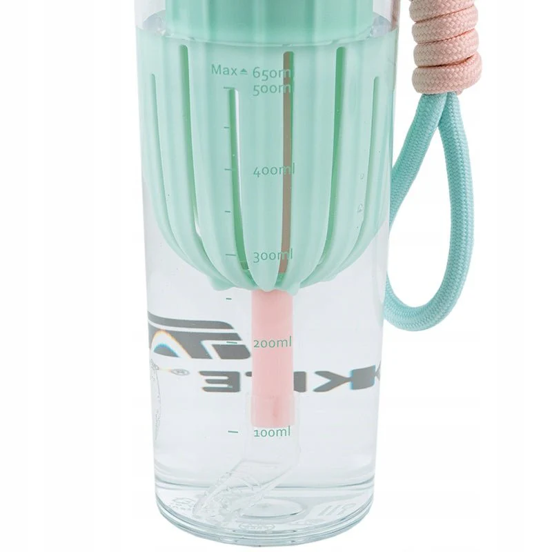Butelka na wodę kubek z rurką 650ml z sitkiem Kite - Image 4