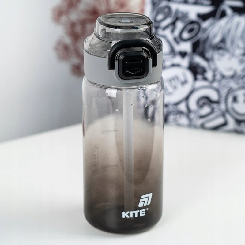 Butelka na wodę do szkoły 600ml czarny  Kite - Image 4