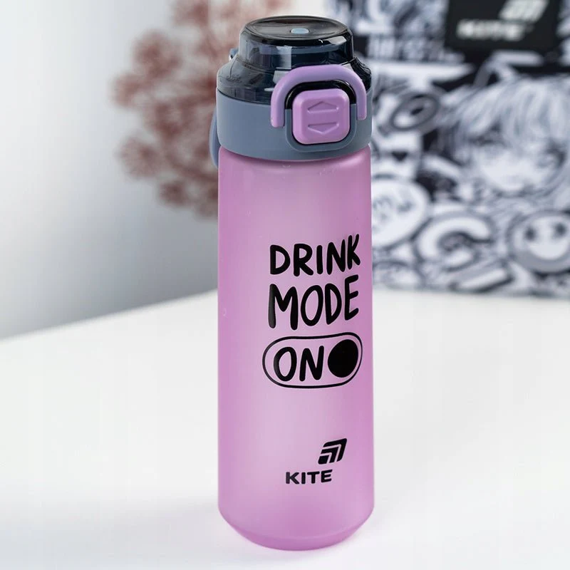 Bidon na wodę 760 ml z motywacyjnym napisem fioletowy Kite - Image 3