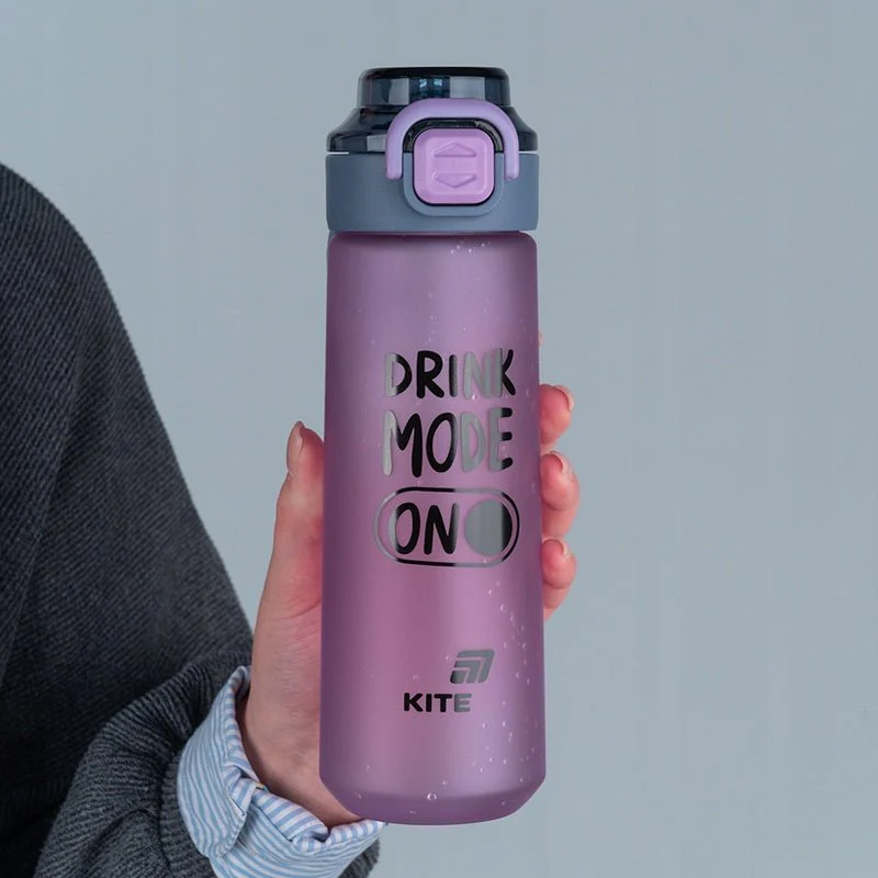 Bidon na wodę 760 ml z motywacyjnym napisem fioletowy Kite - Image 4