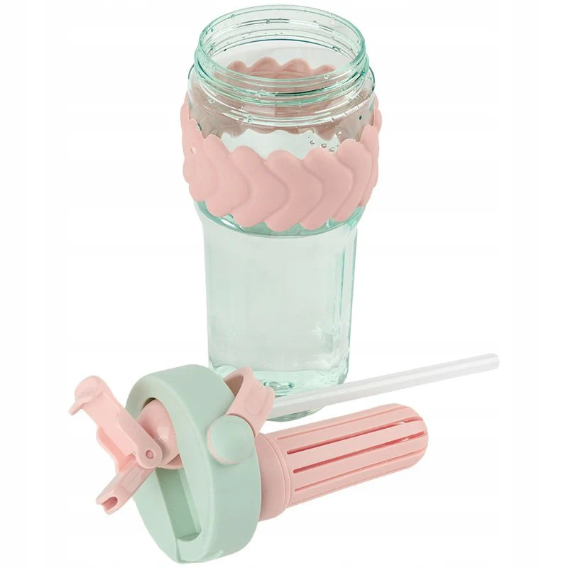 Butelka na wodę z ustnikiem z wkładem na owoce zielony 800 ml kite - Image 7