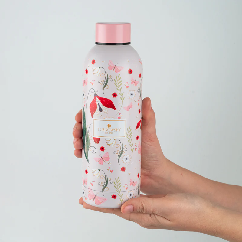 Butelka termiczna Axent Turnowsky Secret Garden 500 ml różowa - Image 2