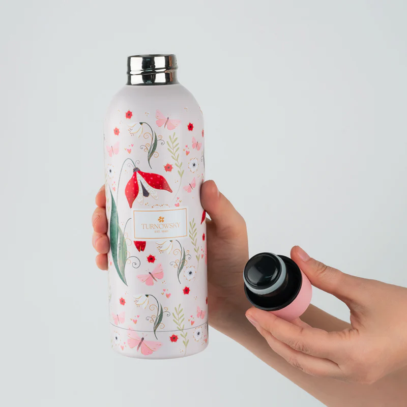 Butelka termiczna Axent Turnowsky Secret Garden 500 ml różowa - Image 3