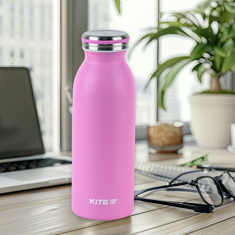 Butelka termos 450 ml różowy - Image 3