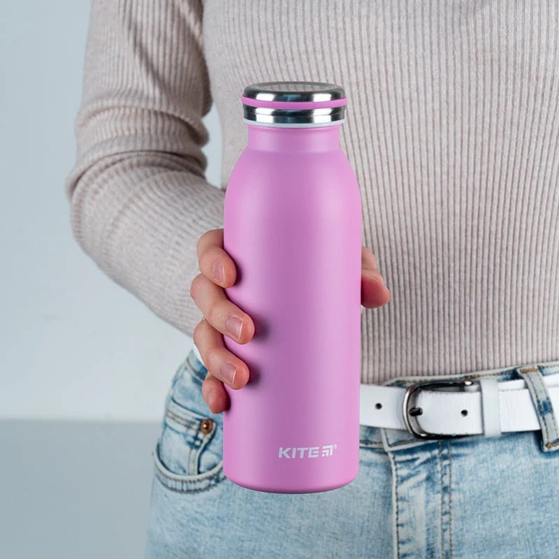 Butelka termos 450 ml różowy - Image 4