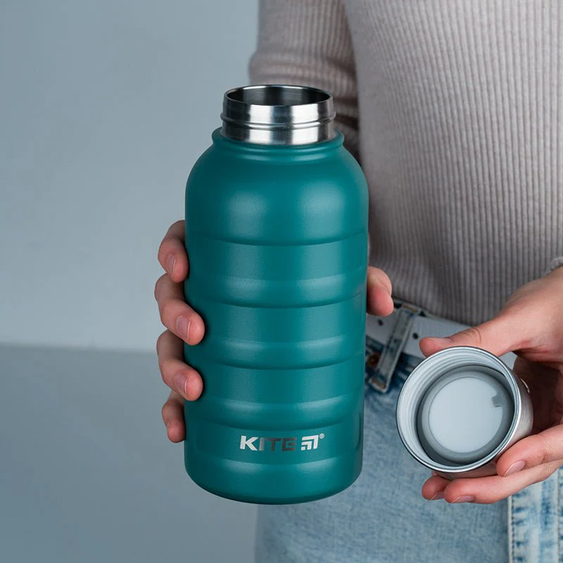 Bidon termiczny na napoje 750 ml zielony - Image 8