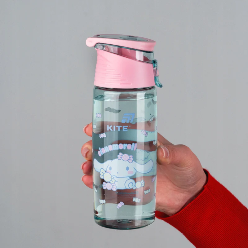 Butelka dla dziewczynek Kite Cinnamoroll tritanowa 550 ml przezroczysta - Image 2