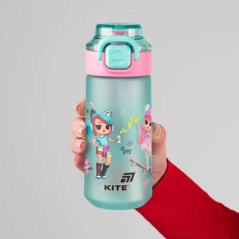 Butelka na wodę z uchwytem  Kite  L.O.L. Surprise! tritanowa 560 ml 2w1 - Image 5
