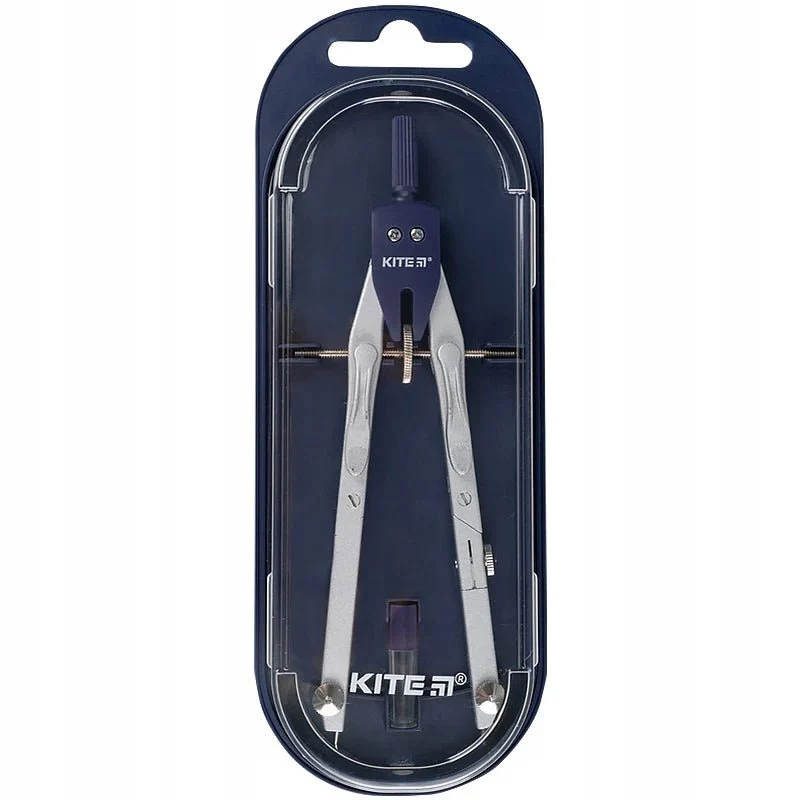 Metalowy cyrkiel do szkoły wkład grafitowy w kasetce Kite Expert Pro - Image 4