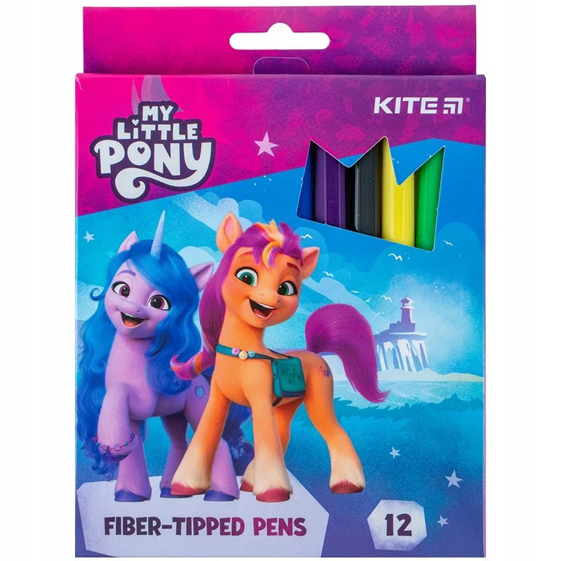 Markery Flamastry 12 kolorów My Little Pony Kite