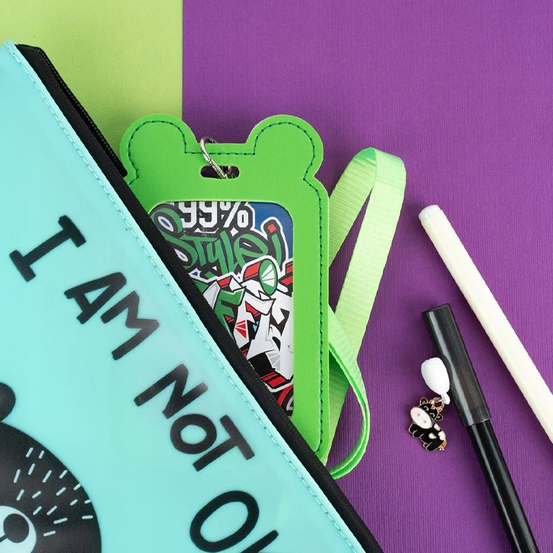 Identyfikator z taśmą na smycz etui zielony Kite - Image 3