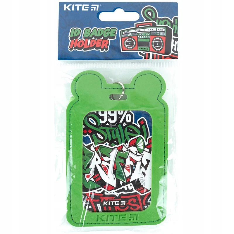 Identyfikator z taśmą na smycz etui zielony Kite - Image 6