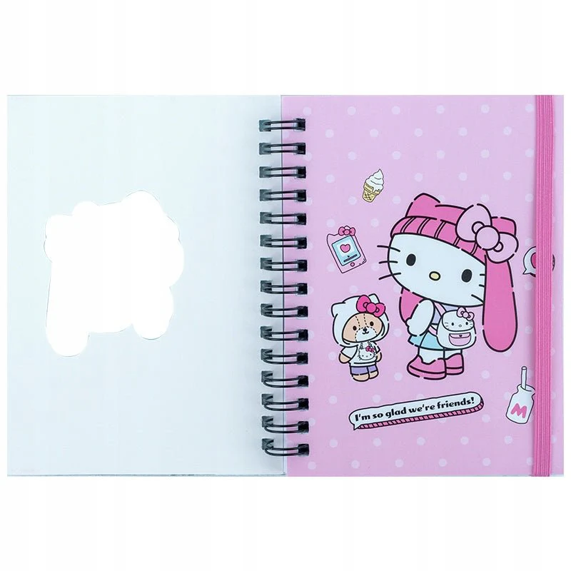 Kołonotatnik notes fioletowy 80 kartek Hello Kitty Kite - Image 2