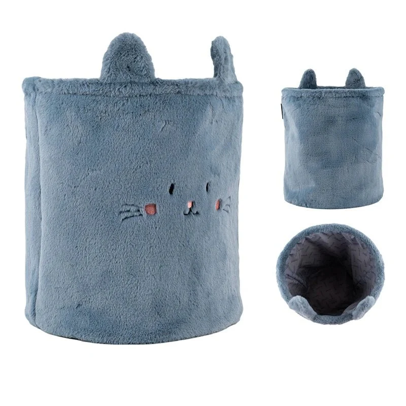 Kosz na zabawki pluszowy pojemnik organizer na drobiazgi kotek rozmiar L Kite Cute Cat - Image 6