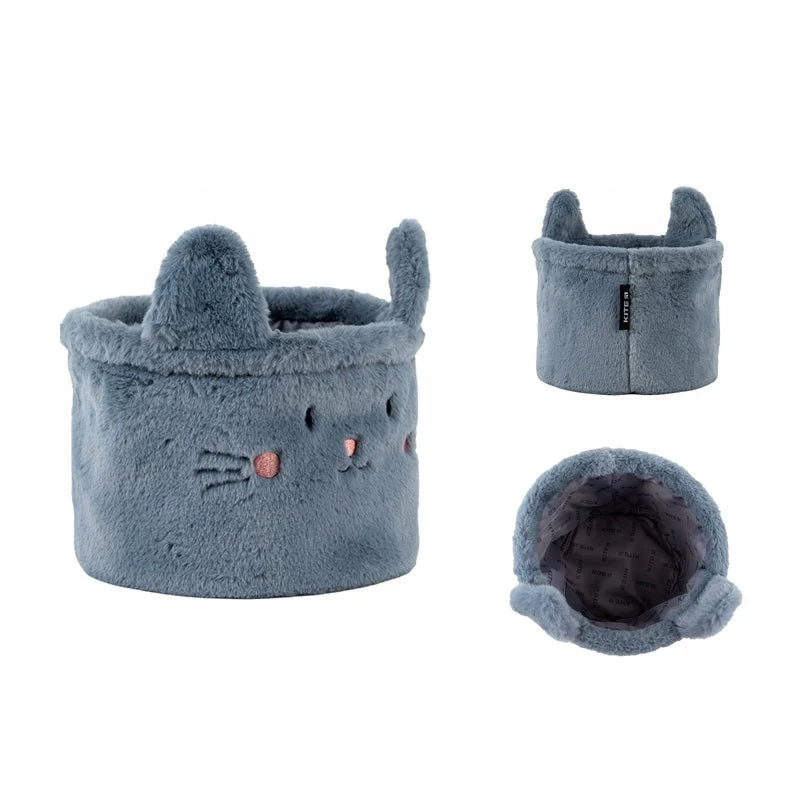 Kosz na zabawki pluszowy pojemnik organizer na drobiazgi kotek rozmiar S Kite Cute Cat - Image 6