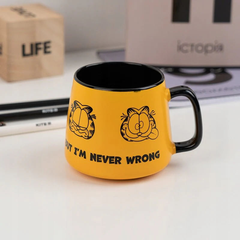 Kubek ceramiczny Garfield 350 ml pomarańczowy - Image 2