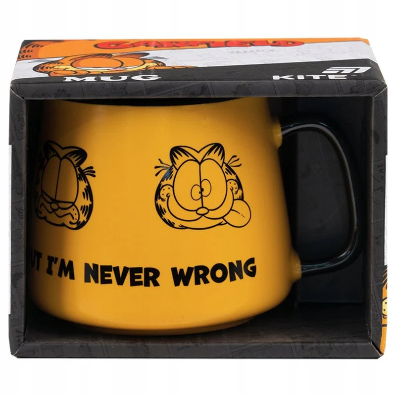 Kubek ceramiczny Garfield 350 ml pomarańczowy - Image 4