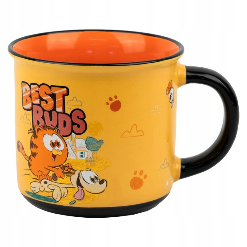 Kubek ceramiczny Garfield 370 ml żółty