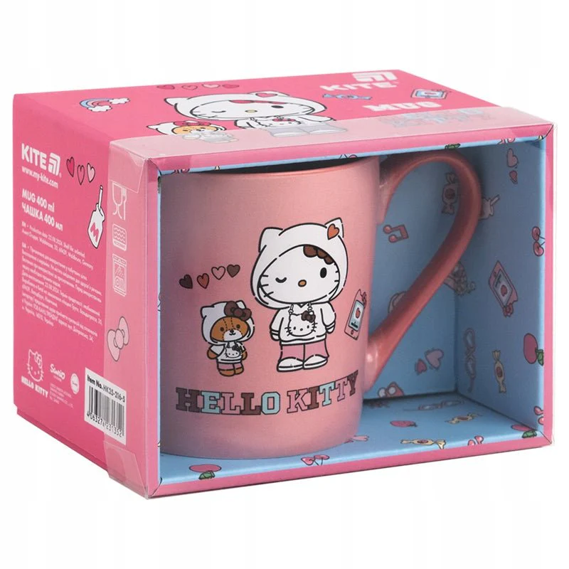 Kubek ceramiczny Hello Kitty 400 ml różowy Kite - Image 4