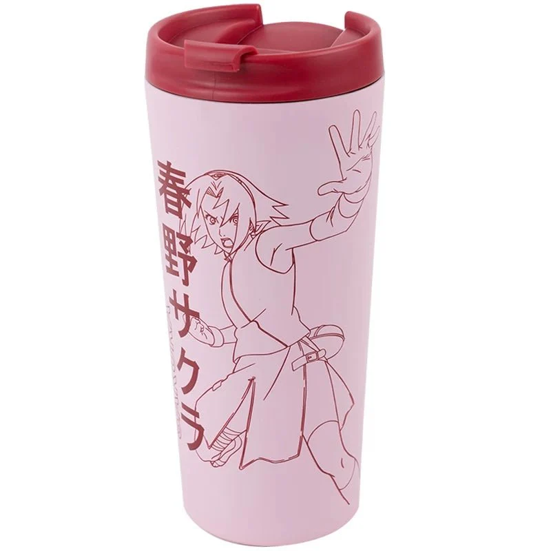 Kubek termo 440ml Naruto Sakura różowy