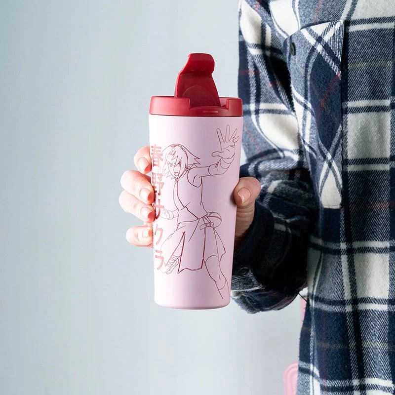 Kubek termo 440ml Naruto Sakura różowy - Image 2