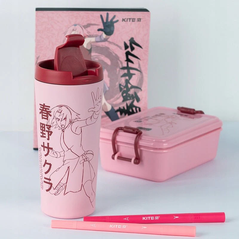 Kubek termo 440ml Naruto Sakura różowy - Image 3
