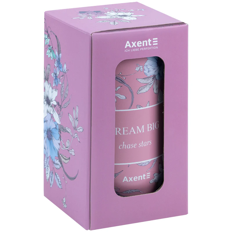 Kubek termiczny Axent Blue Elegance, 350 ml ze stali nierdzewnej - Image 7