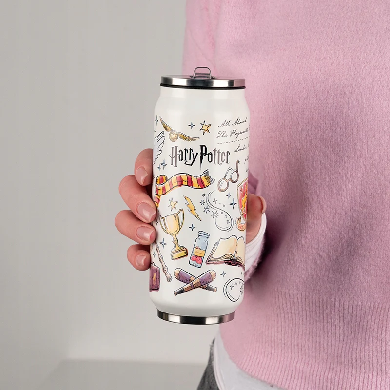 Kubek termiczny Kite Harry Potter 500 ml ze słomką i szczoteczką do czyszczenia - Image 2