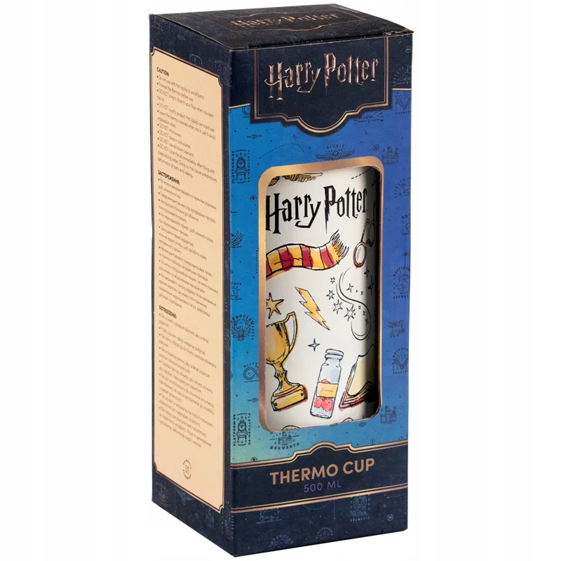 Kubek termiczny Kite Harry Potter 500 ml ze słomką i szczoteczką do czyszczenia - Image 4