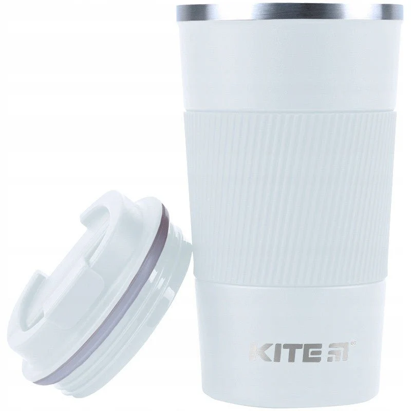 Kubek termo na napój kawę herbatę 510 ml, biały - Image 3