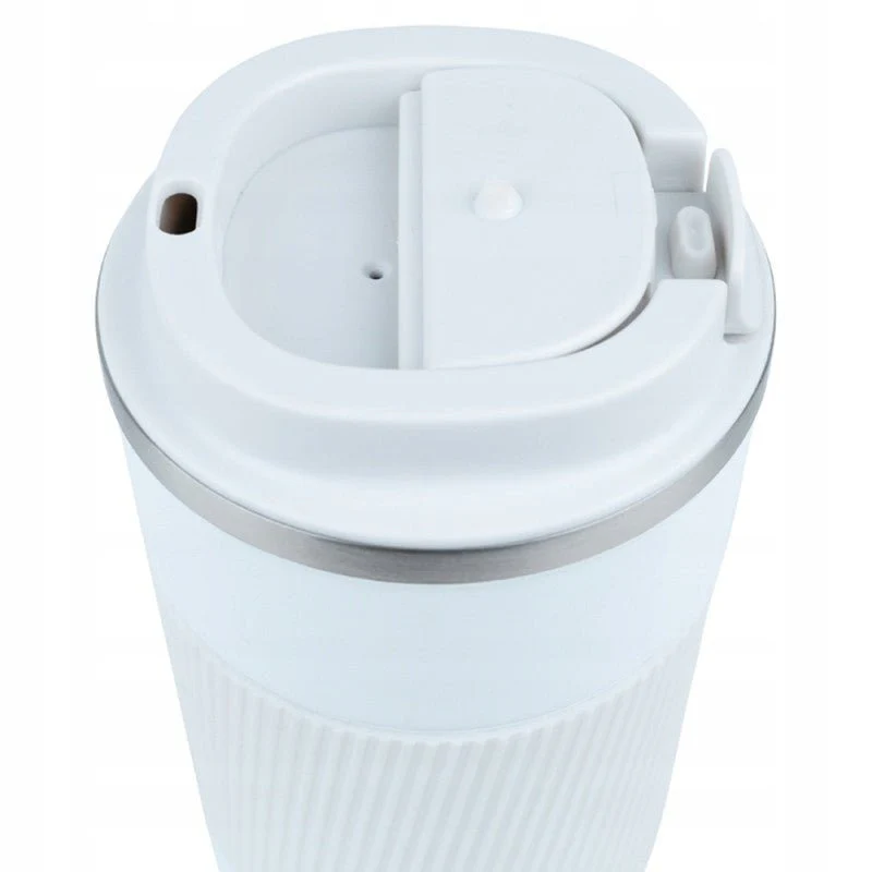 Kubek termo na napój kawę herbatę 510 ml, biały - Image 4