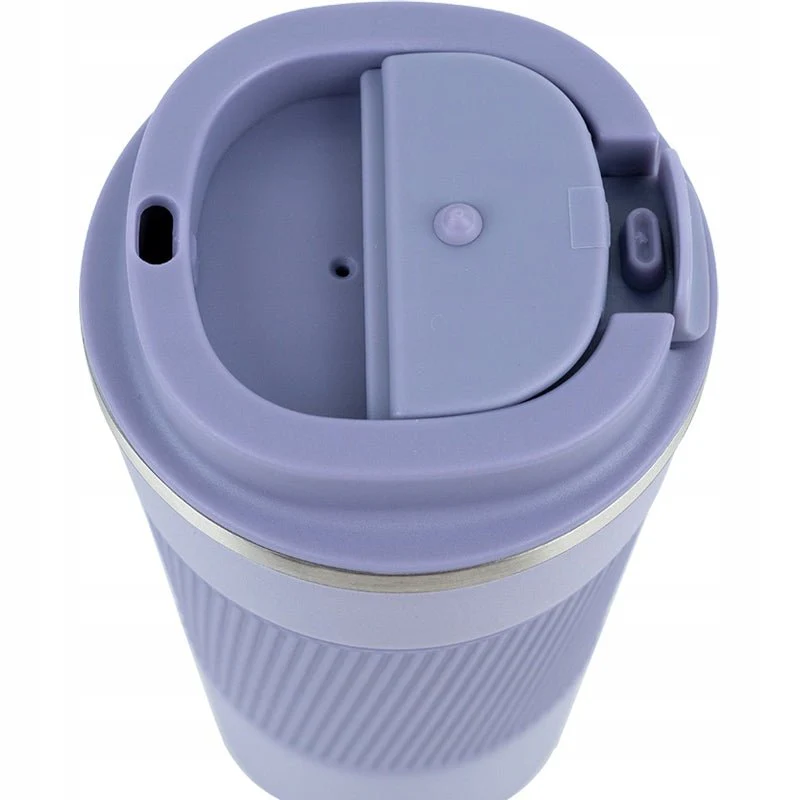 Kubek termo na napój kawę herbatę 510 ml, fioletowy - Image 3