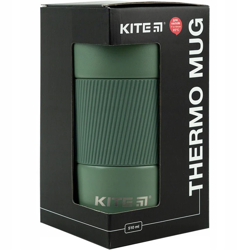 Kubek termo na napój kawę herbatę 510 ml, zielony - Image 5